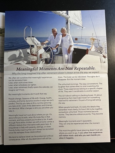 Memorable Moments Are Not Repeatable