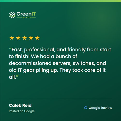 5-star Google review — Caleb Reid