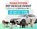 Texas Toyota of Grapevine Pet Rescue Event