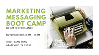 Marketing Messaging Boot Camp