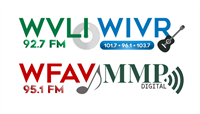 Milner Media: WVLI 92.7, WFAV 95.1, WIVR 101.7, 96.1 WYUR 103.7