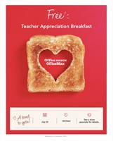 Teacher Breakfast