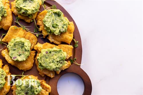 Fried Plantains with Guac at La More