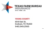 Texas Farm Bureau Insurance Co., Young County