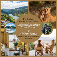 Virtual Travel Event with Uniworld & African Travel