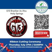 Ribbon Cutting  G13 Brazilian Jiu Jitsu of Holly Springs