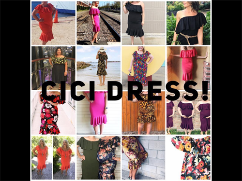 The CiCi fits all body types. No limitations to this fun frock!