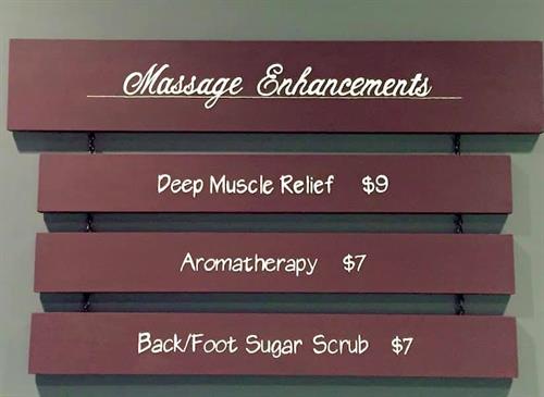 Massage Enhancements