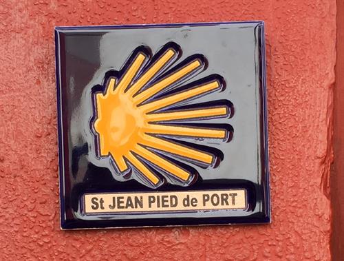 Camino of Santiago Logo Saint Jean Pied the Port
