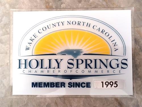 Charter Member of the Holly Springs Chamber