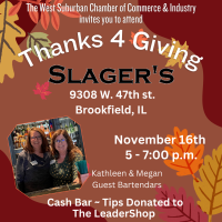 Thanks 4 Giving - WSCCI Guest Bartending Charity Event