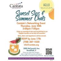 Sunset Sips & Summer Chats- Cantata's Networking Event