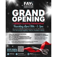Grand Opening & Ribbon Cutting Celebration - Fay’s Cleaning Services