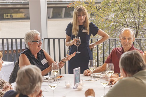Julie at Stewardship Event