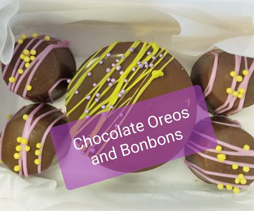 Chocolate covered oreos or bonbons