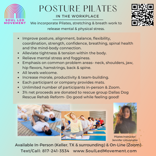Posture Pilates in the Workplace