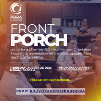 Front Porch & New Member Orientation - August 2024