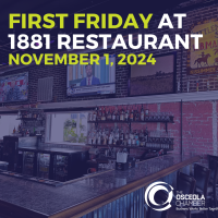 First Friday with the Chamber at 1881 Restaurant & Bar