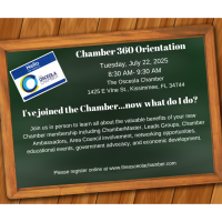 Chamber 360 Member Orientation 2025
