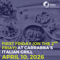 First Friday (on the second Friday) at Carrabba's Italian Grill
