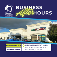 Business After Hours at MIDFLORIDA Credit Union Kissimmee Branch
