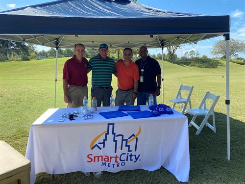 Smart City Metro Sales Team at Golf Tournament 2021
