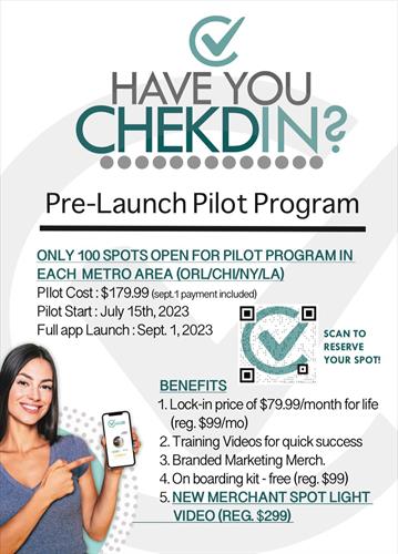 Join our Pilot Program while there's still space