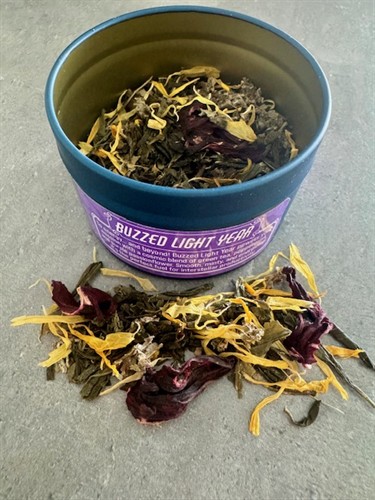 Buzzed Light Year wellness tea