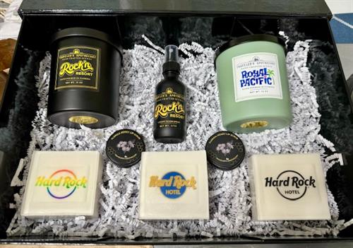 VIP Gift Box with embedded logo soaps