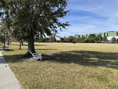 Plenty of space to chill out at the Kissimmee Lakefront Park E-Trike Tour.
