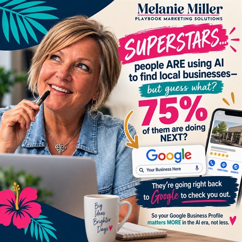 Make your business easier to find with Google Business Profile optimization and practical marketing guidance from Melanie Miller.