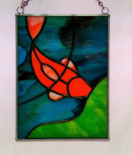 Stained Glass Koi