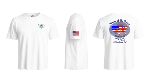 "home of the brave" custom DTF T-shirt