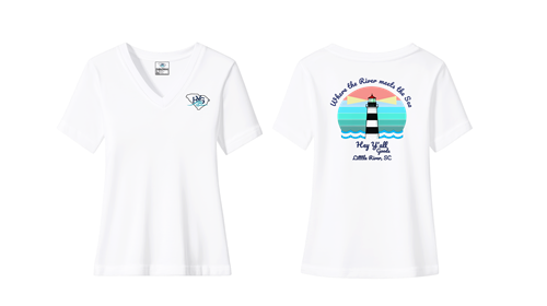 Little River light house custom DTF T-shirt