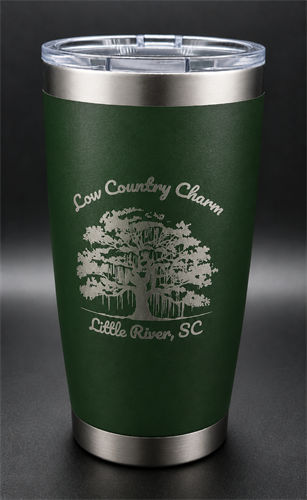 "low country charm" stainless tumbler