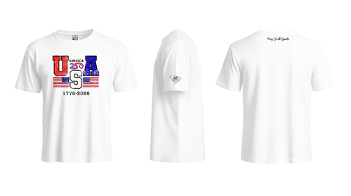 "USA 250" custom DTF T-shirt