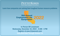 16th Annual Employment Law Symposium For Business Owners and HR Professionals