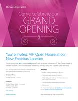 UC San Diego Health's Encinitas Grand Opening Event