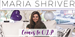 Sharing Thoughts with Maria Shriver
