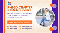 Chapter Evening Event Facilitated by Corryn Kivett: Marketing Yourself and Articulating Your Value: Unlocking Your Potential as a Professional In Your Field