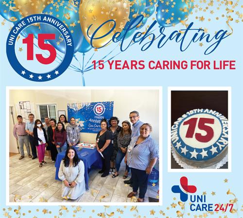 15 Years of Caring for those in Our Community