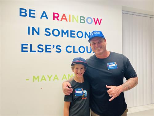 Like Lonie Paxton, you can volunteer and help be a rainbow in someone else's cloud