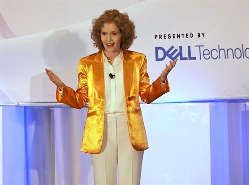 Speaking at a business conference in Dallas