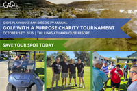 GiGi's Playhouse San Diego Charity 3rd Annual Golf with a Purpose