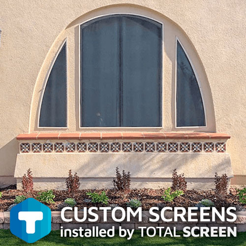 Custom Screens - Curved windows are our specialty