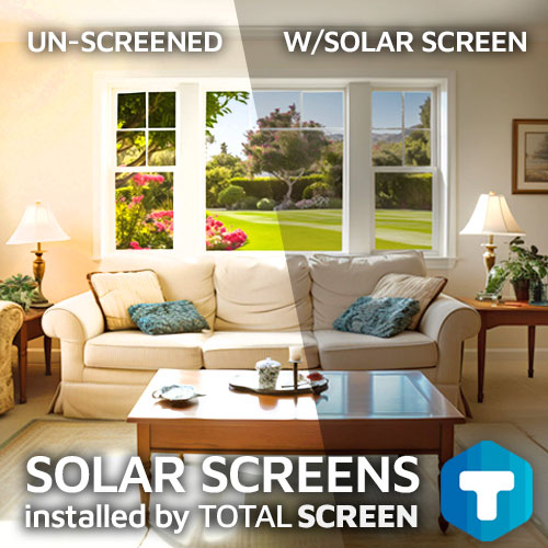Solar Window Screens - Reduce excess heat & light in any room