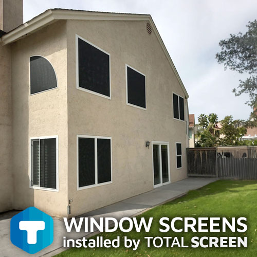 Window Screens - Cover sun-facing windows