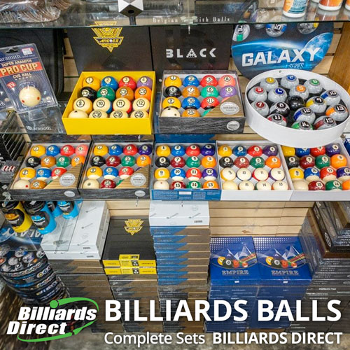 Billiards Direct has a variety of billiards and pool balls for sale.