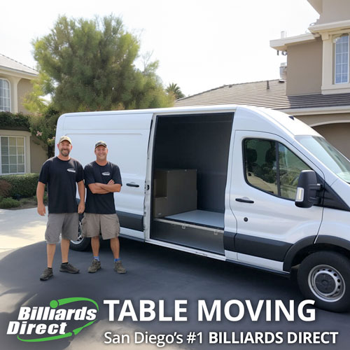 Pool Table moving services offered by Billiards Direct.