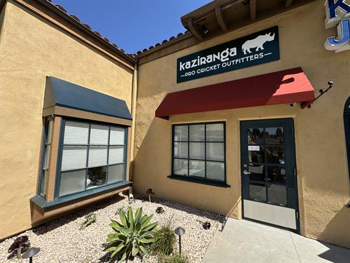 Kaziranga Pro Cricket Outfitters is the only storefront and online cricket-specific retailer in Southern California. Located in The Plaza shopping center behind Unicorn Jewelers.